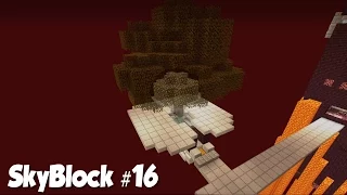 SkyBlock #16: Ферма Светопыли (глоустоуна) и Дерева Одновременно!