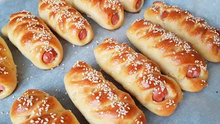 СОСИСКИ в тесте. ПРОСТОЙ и БЫСТРЫЙ рецепт для ПИКНИКА и ПЕРЕКУСА. Sausage ROLL | kitchenice