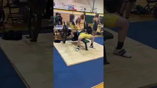 300lb Benchpress in high school competition