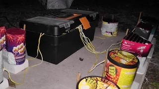 Backyard fireworks display pyromusical in detail - Pyro-Build Projects