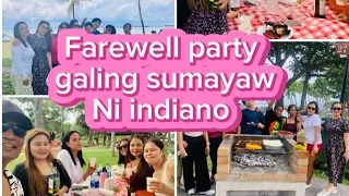 FAREWELL party,(Part 1)galing sumayaw Ni indiano 😅#ofwlife #trending #lifestyle #friendship