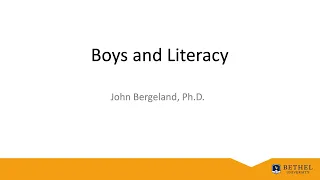 Boys & Literacy