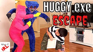 Escape Huggy EXE In REAL LIFE