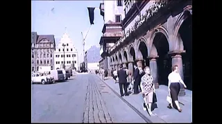 Messestadt Leipzig 1964 Nachkoloriert