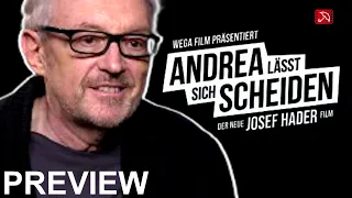 Josef Hader ANDREA LÄSST SICH SCHEIDEN Interview (2024)