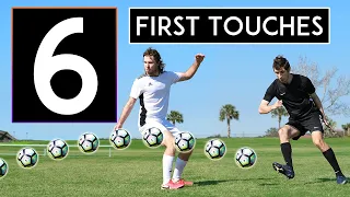 6 FIRST TOUCH SKILLS that DESTROY DEFENDERS