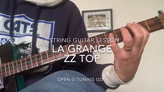 La Grange - ZZ Top - 3 String Guitar Lesson