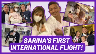SARINA'S FIRST INTERNATIONAL FLIGHT BY JHONG HILARIO