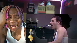 FIRST TIME HEARING Queen - Bohemian Rhapsody (Live Aid 1985) (REACTION)