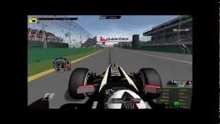 F1 2012 Kimi Raikkonen Onboard Lap Melbourne rFactor