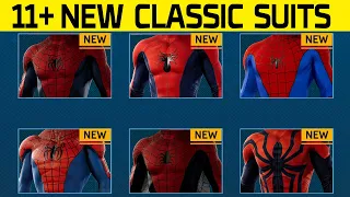 I ADDED 11+ NEW CLASSIC Suits To Marvels Spider-Man PC And They're PERFECTION