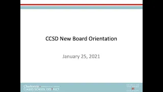 New Board of Trustees Orientation Session 4 January 25, 2021