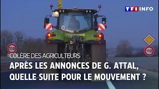 Colère des agriculteurs : après les annonces de G. Attal, quelle suite pour le mouvement ?