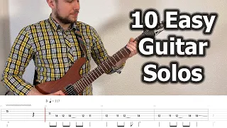 10 Easy Guitar Solos (with Tabs)