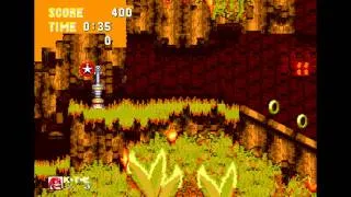 Sonic 3 And Knuckles | Knuckles | (No Rings & No Spindash) Angel Island Act 1: 0:55 (TAS)