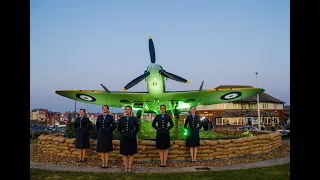 The D-Day Darlings perform with the Spitfire for Battle of Britain 80th Anniversary