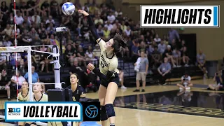 Minnesota at Purdue | Highlights | Big Ten Volleyball | Sept. 23, 2022