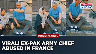 Watch: General Bajwa's Paris Visit Gone Wrong As Ex-Pakistan Army Chief Abused, Heckled In France