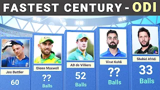 Top Fastest Century in ODI Cricket History