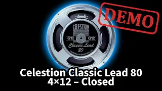 How does Celestion Classic Lead 80 4x12 Closed IR sounds? - METAL DEMO