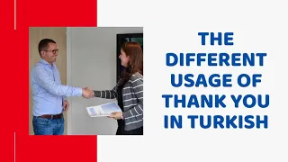 How to say THANK YOU in Turkish?