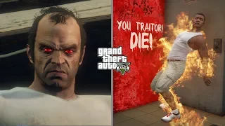 GTA 5 - Trevor's ghost kills Franklin! (Secret Encounter)