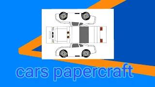 cars papercraft parte 23