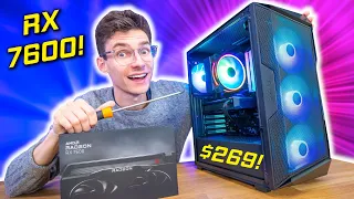The AMD RX 7600 Gaming PC Build Guide 2023! 🥰 i5 13400F, w/ Gameplay Benchmarks