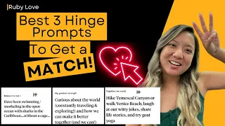 The best 3 Hinge prompts to get a match