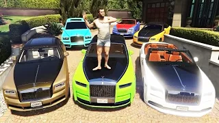 GTA 5 - Stealing Ultra Luxury Rolls Royce Cars with Michael! | GTA V (Real Life Cars)