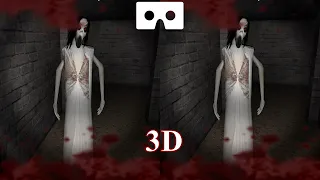 Slendrina 3D VR horror 3D SBS VR box google cardboard