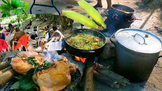 Catering For a Family of 12 River Side Cooking Yard Man Style