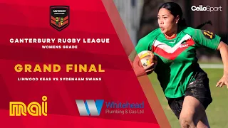 Canterbury Rugby League | Women's Grade Grand Final 2022 | Linwood Keas vs Sydenham Swans