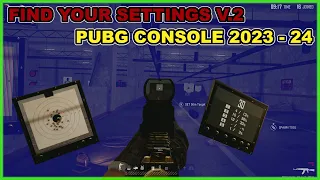 Pubg console sensitivity settings V.2 for recoil control 2023 - 24