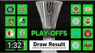 Draw Result of Europa Conference League 2021/22 Knockout Play-