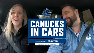 Chris Higgins and Meghan Agosta - Canucks in Cars