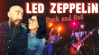 Led Zeppelin - Rock and Roll (REACTION) with my wife