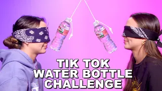 TikTok Water Bottle Challenge with MYSTERY ITEMS - Merrell Twins