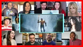 AQUAMAN - Final Trailer REACTIONS MASHUP