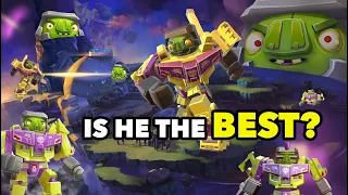 Angry Birds Transformers - DEVASTATOR Character Max Level - Gameplay