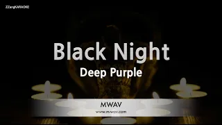 Deep Purple-Black Night (Melody) [ZZang KARAOKE]