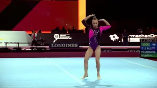 Angelina Melnikova (RUS) Floor All Around 2019 Stuttgart World Championships