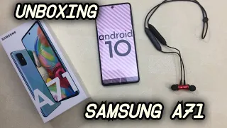 UNBOXING GALAXY SAMSUNG A71 | AND FIRST LOOK [LETS GO]  ASMR!!! #BEST