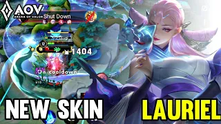 AOV : NEW SKIN LAURIEL GAMEPLAY - ARENA OF VALOR | LIÊNQUÂNMOBILE | ROV | COT