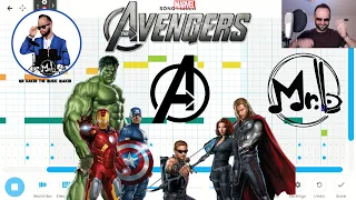 AVENGERS Theme Song on Chrome Music Lab