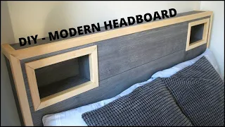 DIY - HOW TO BUILD A MODERN, MINIMALIST HEADBOARD // 1K SUB SPECIAL VIDEO