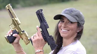 My Mom Shoots The Desert Eagle! (50 Cal)