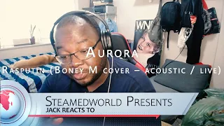 AURORA - Rasputin (Boney M cover – acoustic / live) Music Video Reaction!!!
