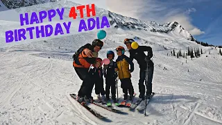 Ski Resort Birthday Party | Canadian Skiing Family