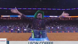 Legendary rodeo clown Leon Coffee is retiring after more than 30 years